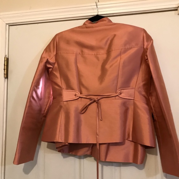 Anne Klein skirt suit size 10p skirt, size 6p jacket new w/o tag 66% Wool, 35%Sk - Picture 5 of 12